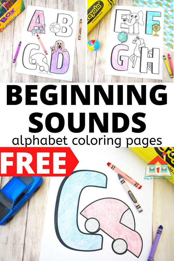 free alphabet coloring pages with beginning sounds