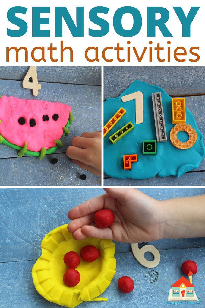 sensory math activities for preschoolers using playdough