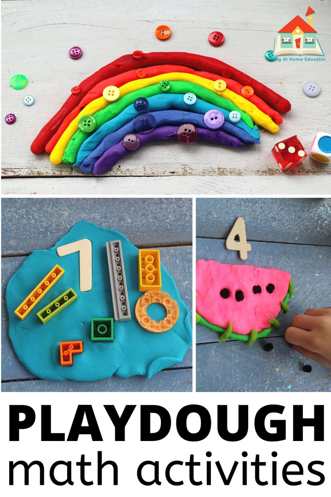 math playdough activities for preschoolers