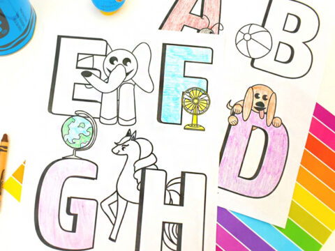 Image for 5 Ways to Use Alphabet Coloring Pages