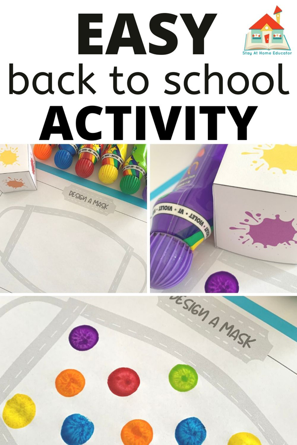 easy back to school activity for preschoolers
