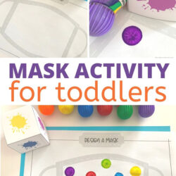 mask activity for toddlers free printable