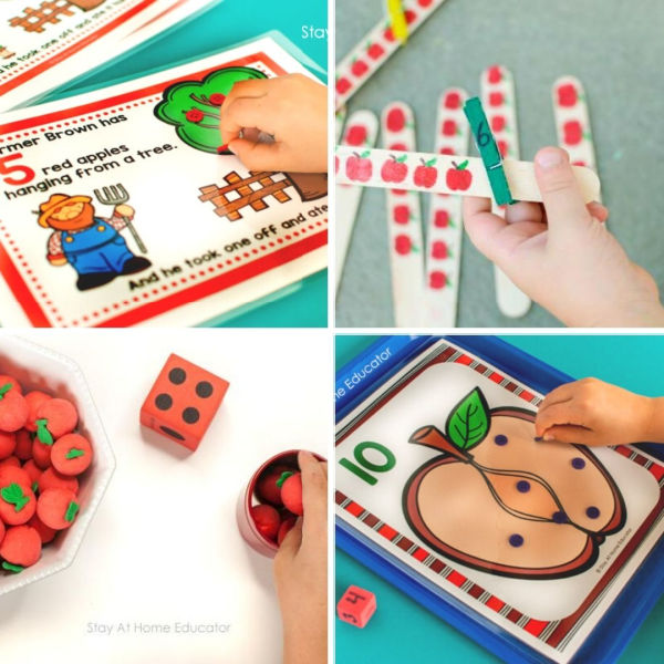 four apple theme activities for preschoolers