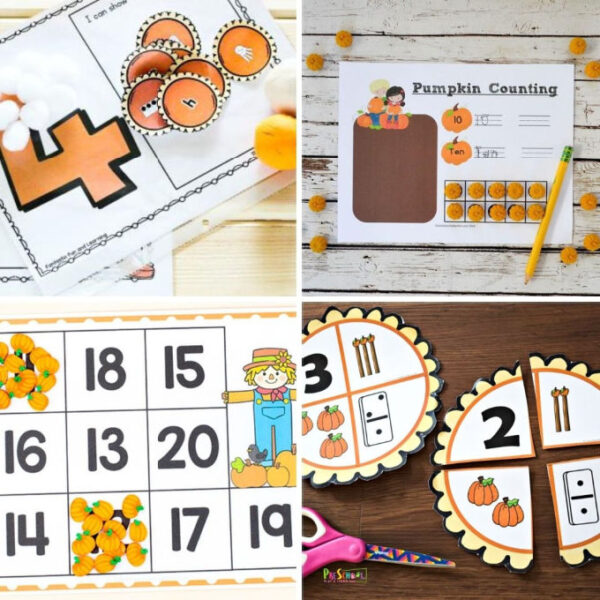 20+ Pumpkin Printables for Preschoolers - Stay At Home Educator