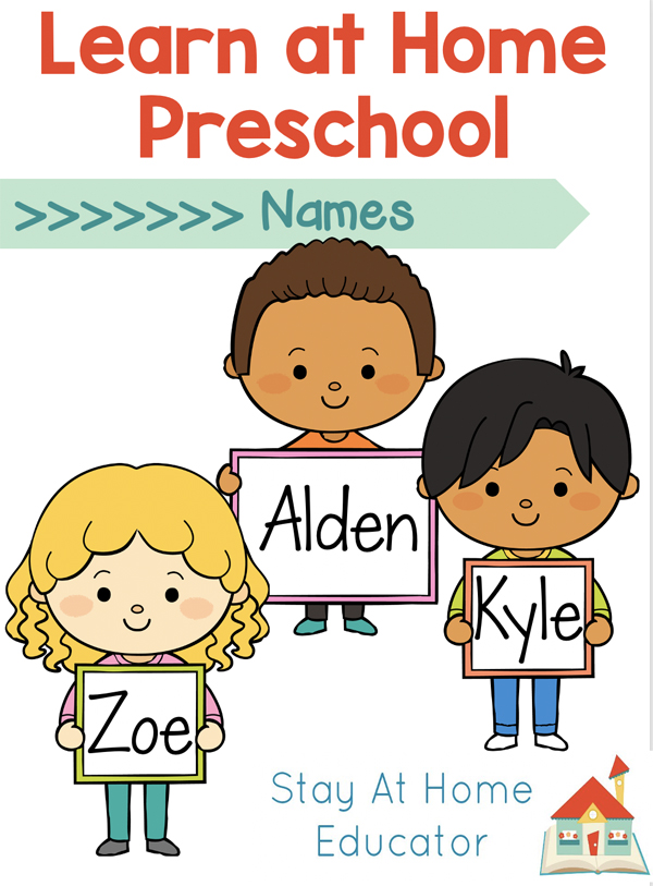 Free Lesson Plans for a Name Theme - Stay At Home Educator