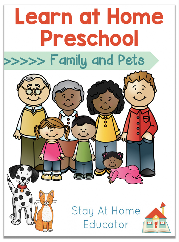 Free Family & Pets Preschool Lesson Plans - Stay At Home Educator