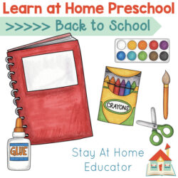 learn at home preschool back to school