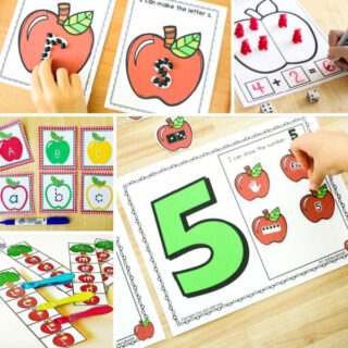 free apple theme activities for preschoolers