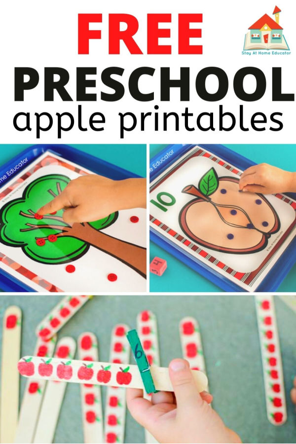 Free Apple Printables For Preschoolers