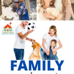 family and pets preschool activities