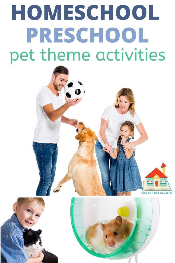 homeschool preschool pet theme activities