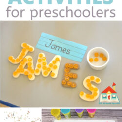 16+ name activites for preschoolers
