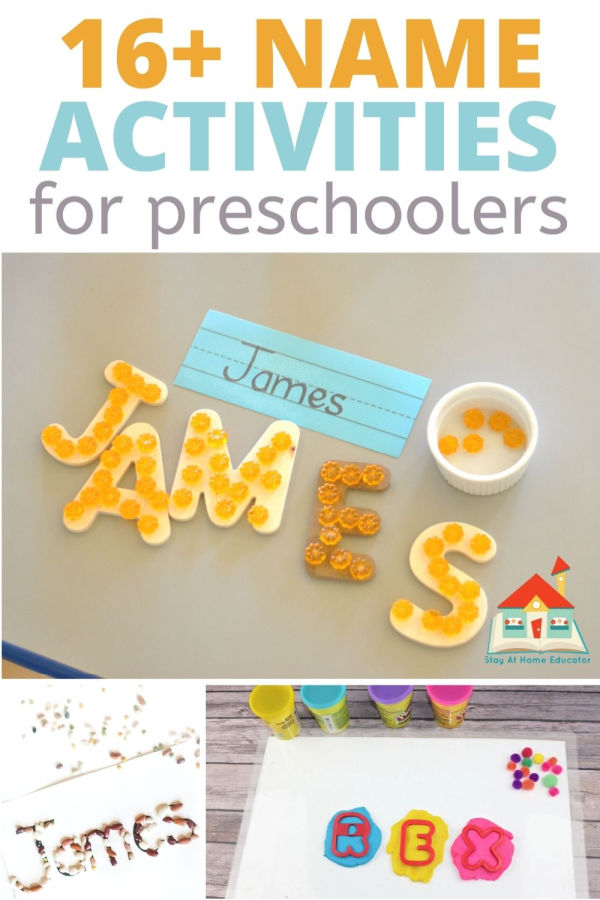 free name recognition themed lesson plans for preschoolers