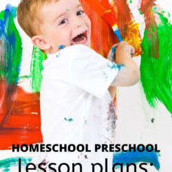 homeschool preschool lesson plans for a colors theme