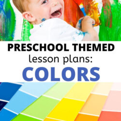 preschool theme lesson plans for a colors theme