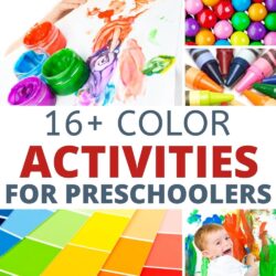 16+ color activities for preschoolers