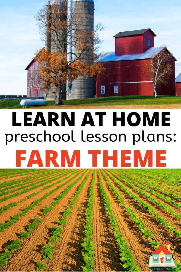 FREE Learn At Home Preschool Lesson Plans: Farm Theme