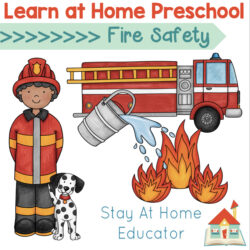 learn at home preschool fire safety