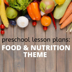 preschool lesson plans for a food and nutrition theme