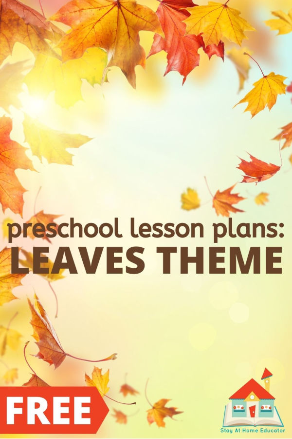 free preschool lesson plans: leaves theme