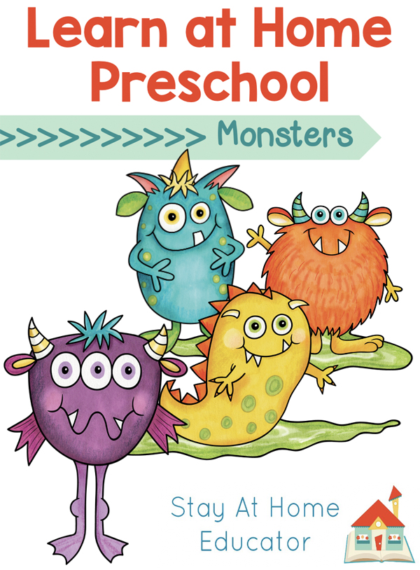 free lesson plans for preschool friendly monsters theme | preschool Halloween activities
