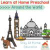 learn at home preschool around the world theme