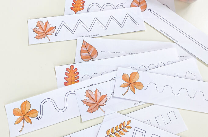 prewriting printables for fall