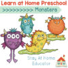 free lesson plans for preschool friendly monsters theme