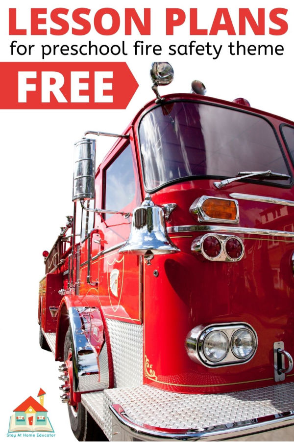 free lesson plans for preschool fire safety theme