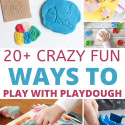 20+ crazy fun ways to play with playdough