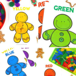 color activities for a gingerbread theme