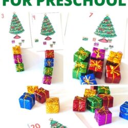 free christmas math printable for preschool