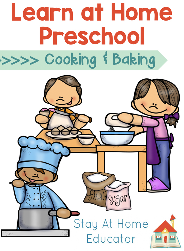 free homeschool preschool lesson plans for cooking and baking theme