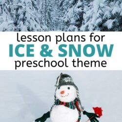 free lesson plans for an ice and snow preschool theme