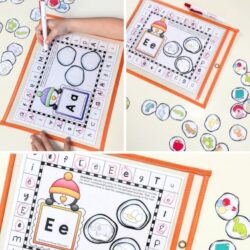 free find and cover alphabet mats