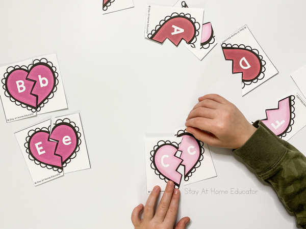 Valentine's Day Activity Pack, Valentine's day printable for preschoolers and toddlers, preschool valentine activities