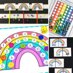 FREE Rainbow Printables for Preschoolers