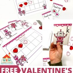 free valentine's printable for preschoolers