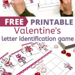 free printable valentine's letter identification game