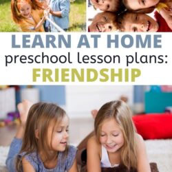 learn at home preschool lesson plans about friendship