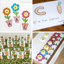 20+ Garden Themed Printables for Preschoolers - Stay At Home Educator