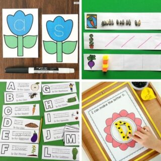 20+ Garden Themed Printables for Preschoolers - Stay At Home Educator