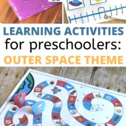 free learning activities for preschoolers outer space theme
