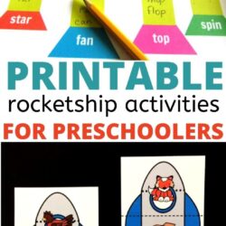 free printable rocketship activities for preschoolers