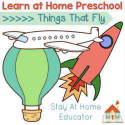 learn at home preschool things that fly