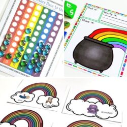 free rainbow printables for st. patrick's day