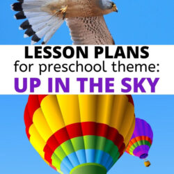 free lesson plans for a preschool up in the sky theme