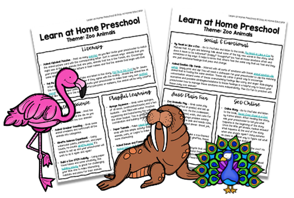 zoo animals preschool lesson plans | zoo preschool activities | animal theme preschool lesson plans | weekly preschool lesson plans | habitat preschool lesson plans
