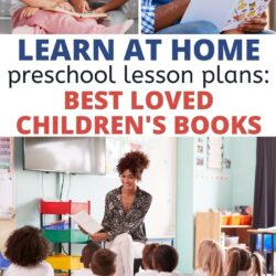 learn at home preschool lesson plans about best loved children's books