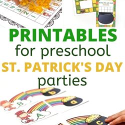 printables for preschool st. patrick's day parties